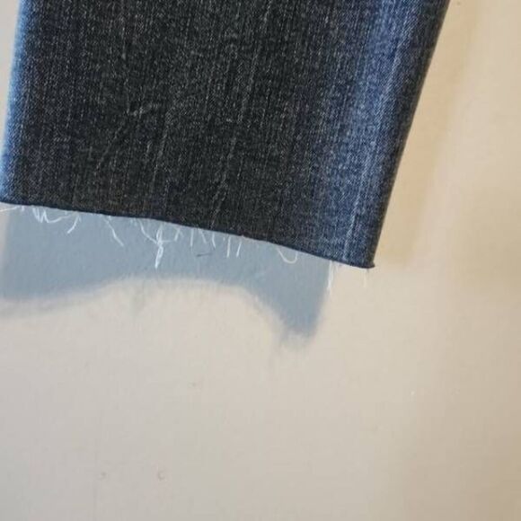 NWT EXPRESS High Rise Raw Hem Flexx Straight Ankle Jeans Women's S Short - Picture 8 of 11